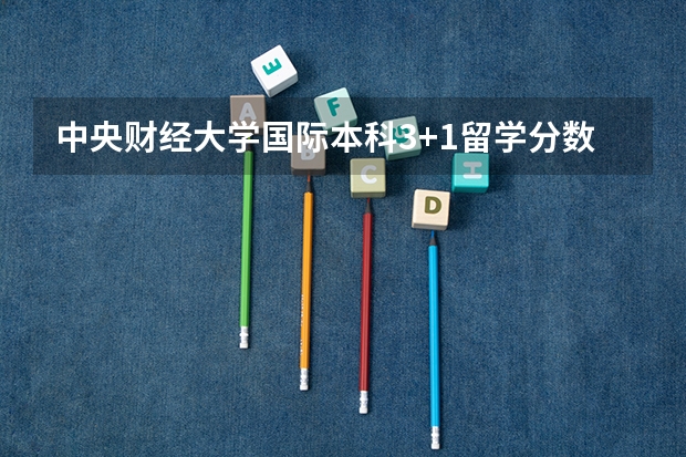 中央财经大学国际本科3+1留学分数线（湛江中考录取分数线2023）