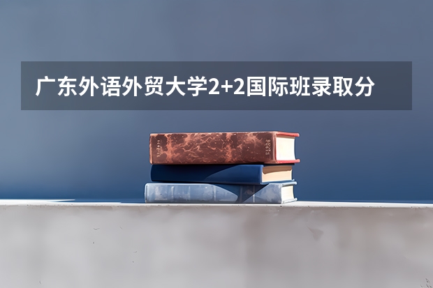 广东外语外贸大学2+2国际班录取分数线（附往年天津985大学录取分数线位次）