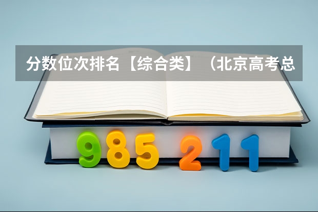 分数位次排名【综合类】（北京高考总分及各科分数）