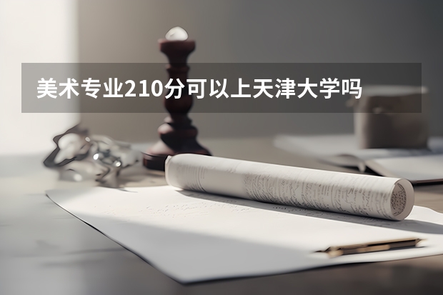 美术专业210分可以上天津大学吗