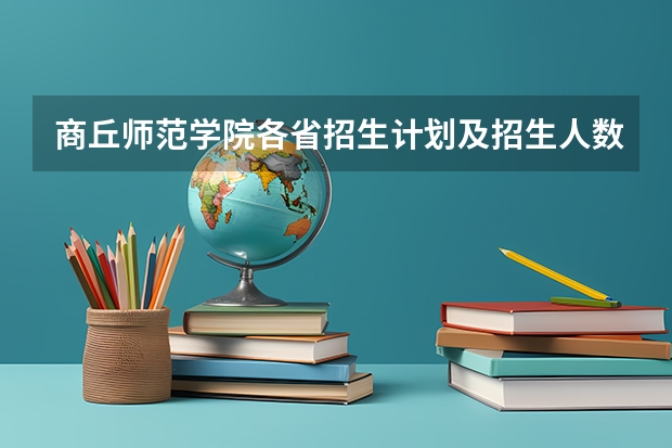 商丘师范学院各省招生计划及招生人数 都招什么专业