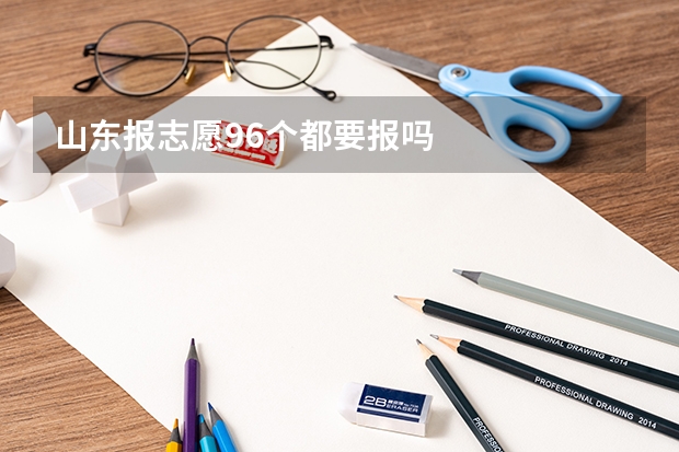 山东报志愿96个都要报吗