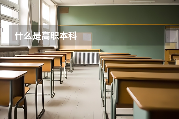 什么是高职本科