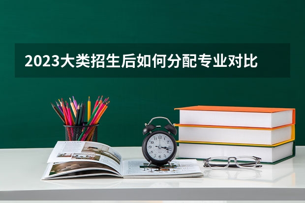 2023大类招生后如何分配专业对比专业招生有哪些不同