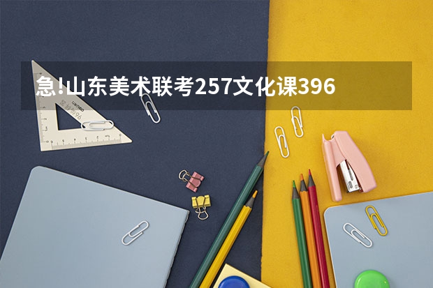急!山东美术联考257文化课396走什么学校稳些?哪位高人指点一下，最好把提前批和一批二批的学校都指点下