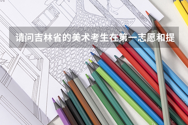 请问吉林省的美术考生在第一志愿和提前批里都有哪些学校可以添写？
