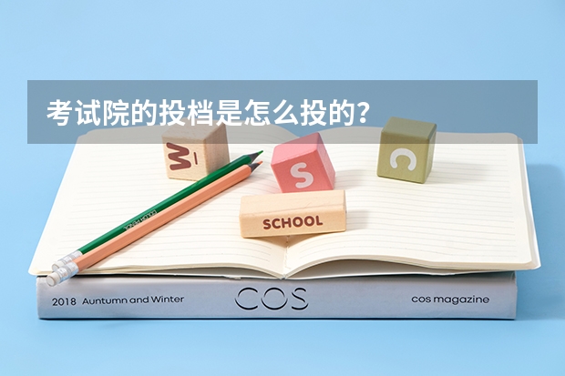 考试院的投档是怎么投的？