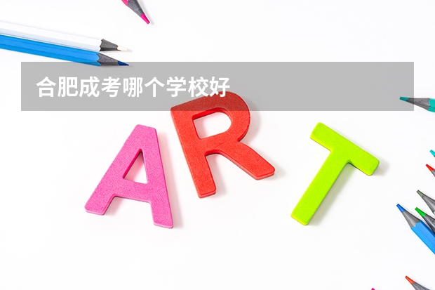 合肥成考哪个学校好