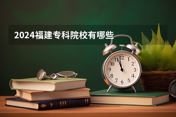 2024福建专科院校有哪些