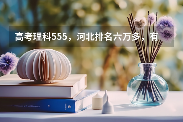 高考理科555，河北排名六万多，有什么一本类院校可以报考？
