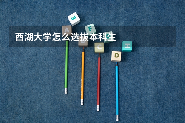 西湖大学怎么选拔本科生