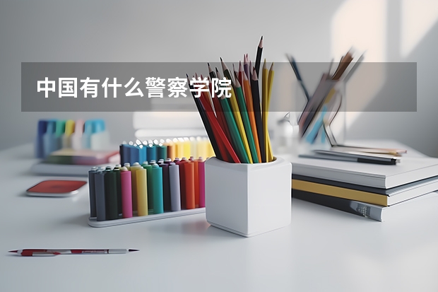 中国有什么警察学院
