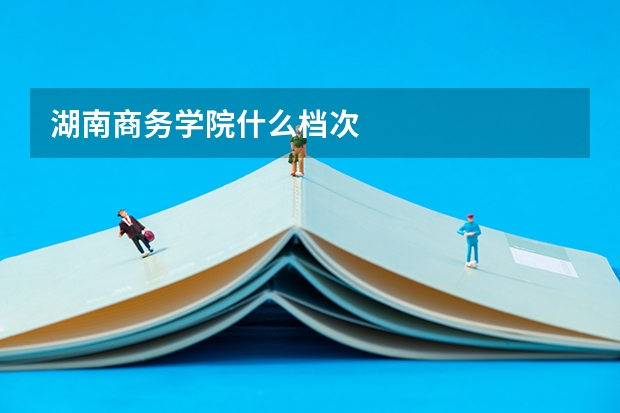 湖南商务学院什么档次