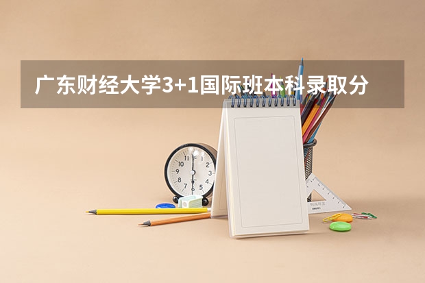 广东财经大学3+1国际班本科录取分数线 2023武汉中考二批次分数线最新公布