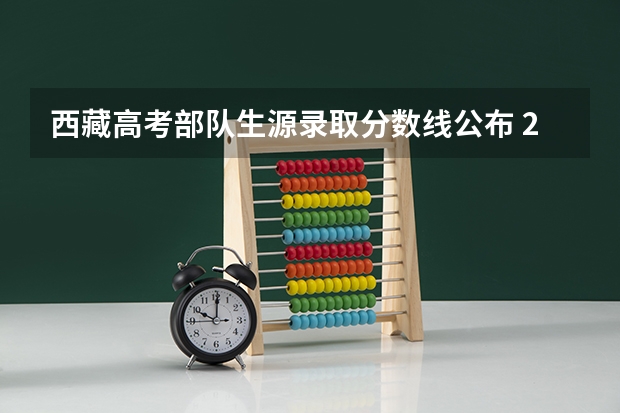 西藏高考部队生源录取分数线公布 2023青海西宁城区中考普高录取分数线是多少